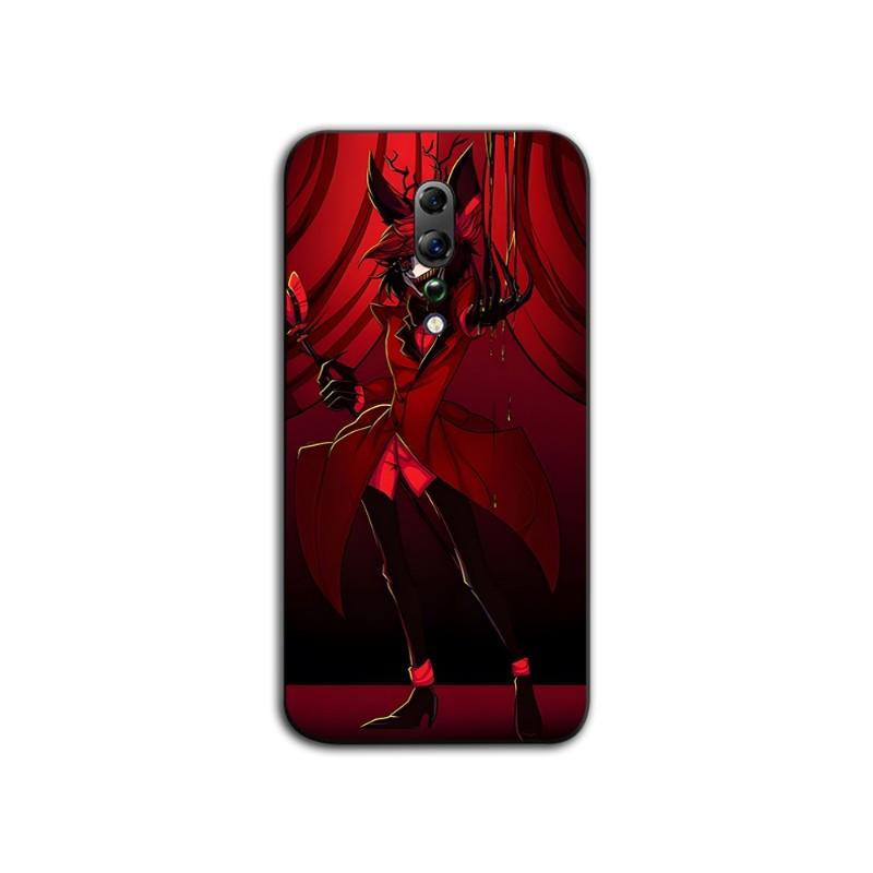 Hazbin Hotels Alastor telefonveske for OPPO Finn X5 X3 X2 A93 Reno 8 7 Pro A74 A72 A53 Soft svart telefondeksel