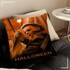 Horror Movie Characters Wall Art Michael Myers Halloween Pillow Cover Sofa Cushion Cover Home Room Decoration Children Gift