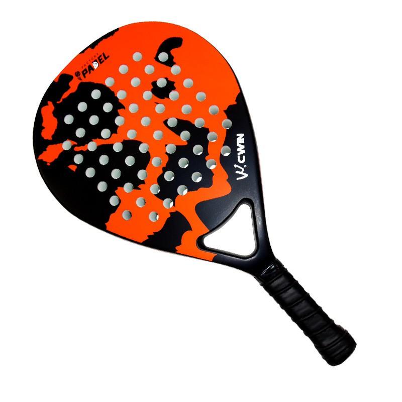 Carbon Fiber Table Tennis Paddle Beginners Lightweight Training Racket Gray Green Orange G2 Grip