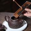 320ml Authentic Yixing Purple Clay Teapots Raw Ore Purple Mud Handmade Tea Pot Home Zisha Filter Kettle Customized Teaware