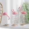 Flamingo Ornaments Artwork Pink Resin Crafts Desktop Decoration Ins Home Office Living Room Decoration Originality Toys Gift