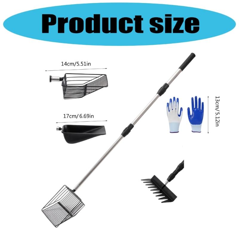 Professional Poultry Waste Shovel Corrosion Resistant Stainless Steel Cleaning Tool For Chicken Coops Maintenances