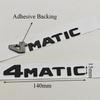 3D ABS Chrome Black Car Letters Logo 4MATIC Emblem Sticker Nameplate Rear Trunk Badge For Mercedes Benz 4MAITC Acciessories