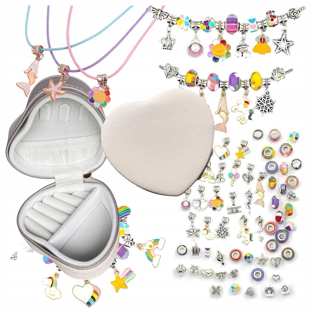 Jewelry Making Kit for Girls: Bracelets, Necklaces, Charms