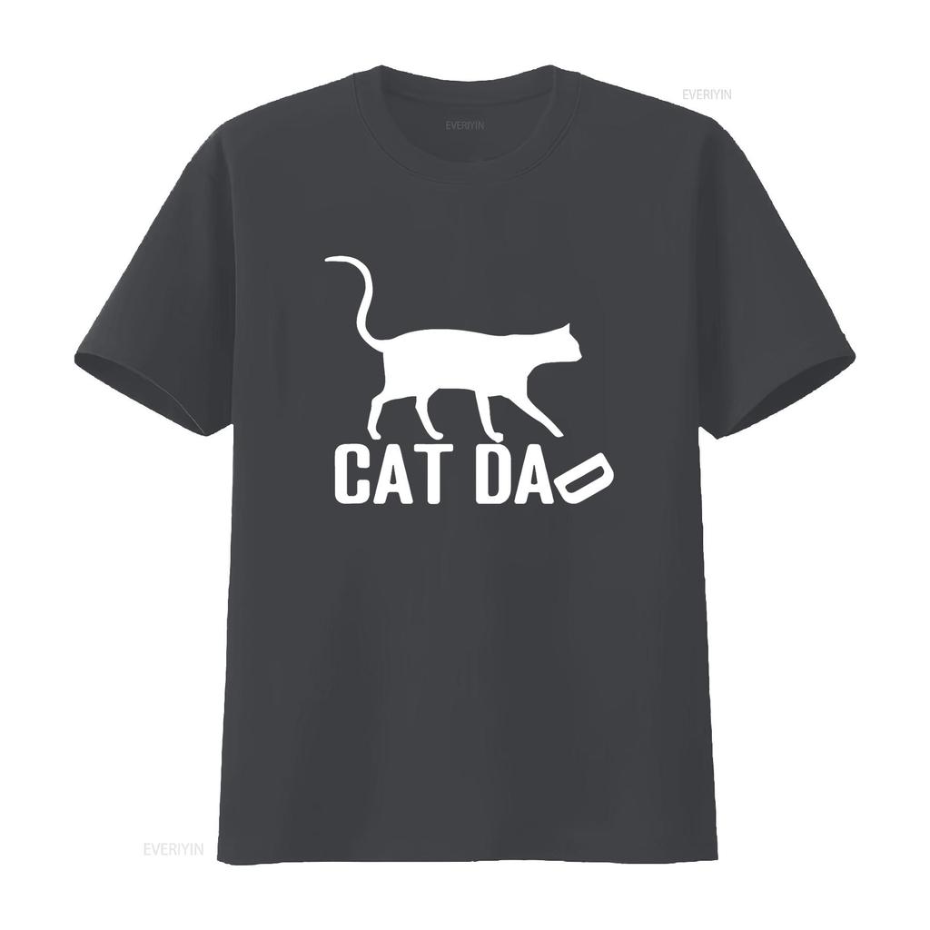 Cat Dad T Shirt Perfect for Father s Day vintage Washed Breathable Stylish Unisex Top For Everyday Wear Casual Stretched