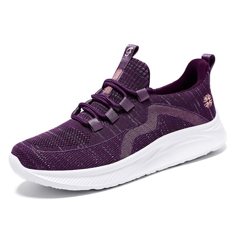 Shoes women's spring new fly-woven women's shoes casual single shoes comfortable and breathable sports women's leisure