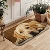 1 Pezzo Tappeti da Cucina Antifatica, Stampa Labrador Retriever Impermeabile Antiscivolo Spesso Ammortizzato Tappetino da Cucina Resistente Comfort Tappetino per Stare in Piedi per Cucina