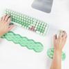 Coussinet de Main pour Clavier Antidérapant Repose-Poignet Ergonomique Tapis Universel pour Paume de Souris Étudiant