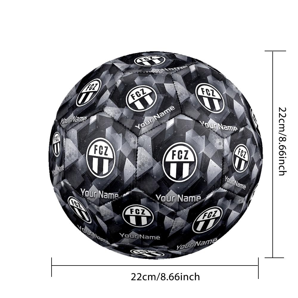 Size 5 Football Custom Name Text, Outdoor Training Soccer BallFC Zürich