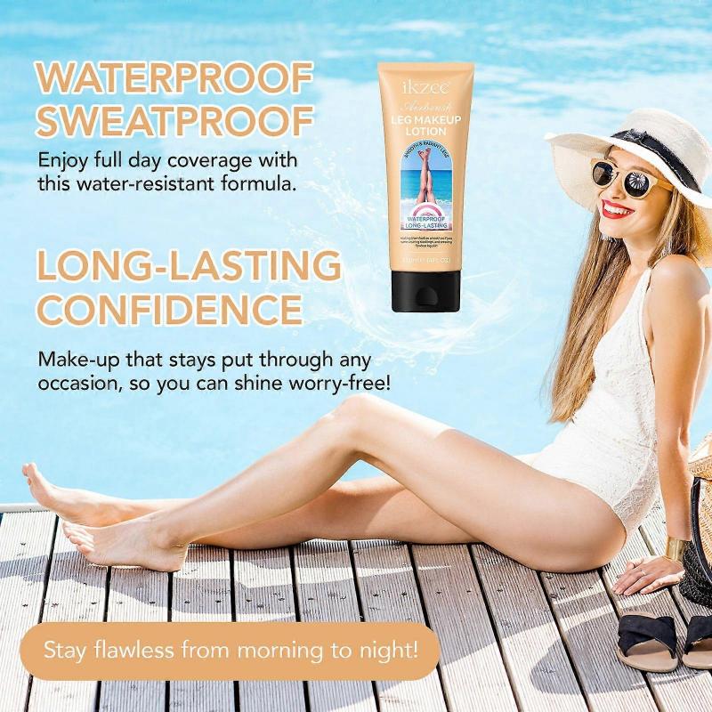 Bein Make-up Creme, Bein Abdeckstift Volldeckender Abdeckstift mit Pinsel, Bein- und Körper-Make-up Abdeckstift, Wasserdicht, Langanhaltendes Tattoo Abdeck Make-up, Le