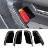 For Mazda CX-60 CX-70 CX-80 CX-90 Door Side Storage Box Car Door Handle Tray Hidden Organizer Container Silica gel Accessories