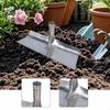 Concrete Rake Head Placer Stainless Steel Cleaning Spade Placement Tool for Garden Building