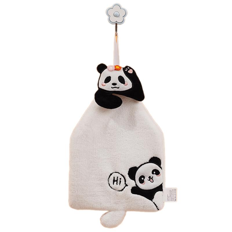 

Милые детские полотенца для рук с мультяшными животными, мягкие коралловые вельветы, высоко впитывающие, быстросохнущие, для кухни и ванной комнаты