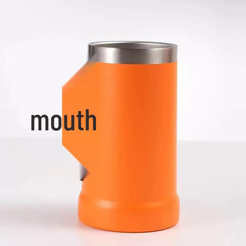 Large Capacity 24oz Brazilian Beer Mug, Insulated Stainless Steel with Double Layer Vacuum Handle