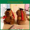 Keychain Capybara Plush Adorable Cartoon Gift Parties Gathering Backpack Pendant
