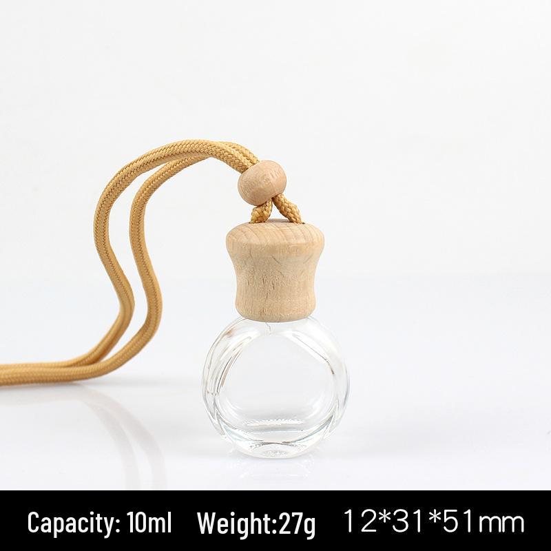 Car Glass Aromatherapy Lanyard for Air Vent - Refillable Perfume Bottle