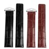20mm 22mm 24mm Genuine Leather Watchbands for Tag Heuer Series Elastic Waterproof Cowhide Strap Folding Buckle