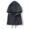 Balaclava Hat Cashmere Hat Women's Winter Warm Hat Scarf Integrated Ear Protection Wool Knitted Hat