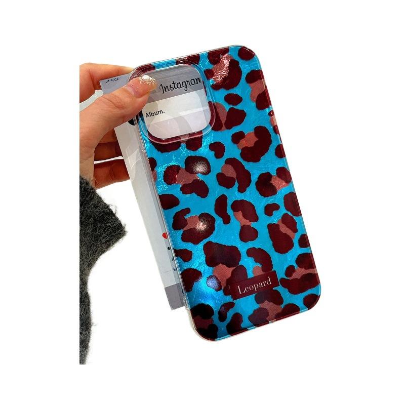 Applicable To Apple 16promax Leopard Polka Dot Phone Case IPhone 13 Bracelet New Style Lanyard Protection Case