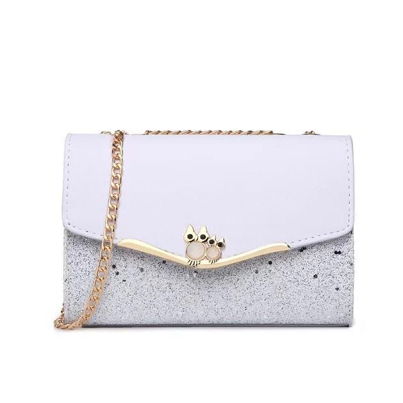 Love Sea Bag, New Women's Bag, Crossbody Bag, Autumn and Winter High-end Feeling, Ins Leather Chain Popular Small Square Bag