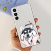 For Samsung Galaxy A24 SM-A245F Phone Case Stylish Cat Painted Soft Silicone TPU Cover For Samsung A24 A34 A54 A346B SM-A546B