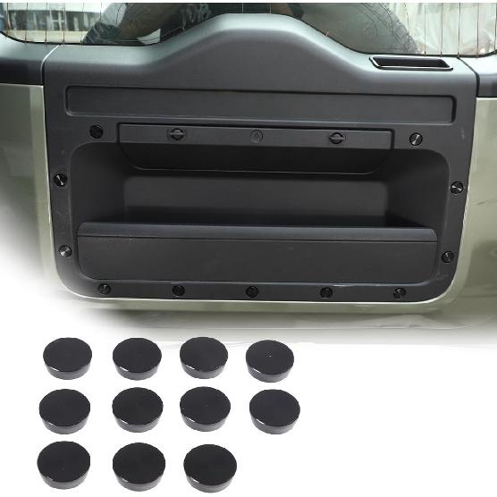 

Alloy Car Door Screw Protector Cover Trim For Land Rover Defender 2020-2024 Gear Console Side Screw Protective Cover,Tailgate Door Screw Protector