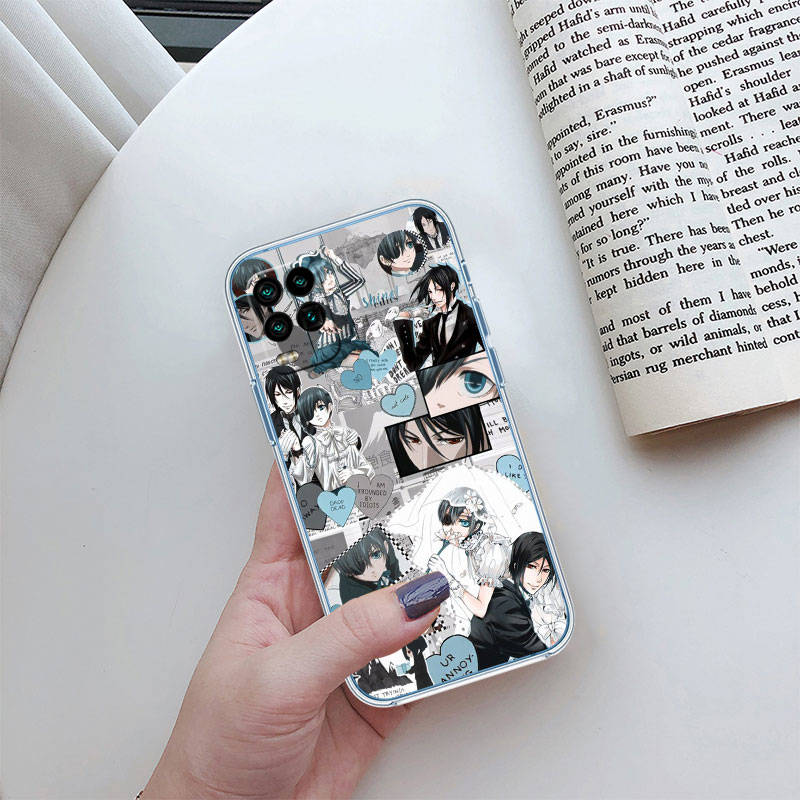 JO6 Black Butler Phone Case for Motorola E22S E7 G6 G7 G8 G9 Plus Power Play G10 G20 G04 E30 E40 E22 E20 E13 G22 G23 G Stylus Play