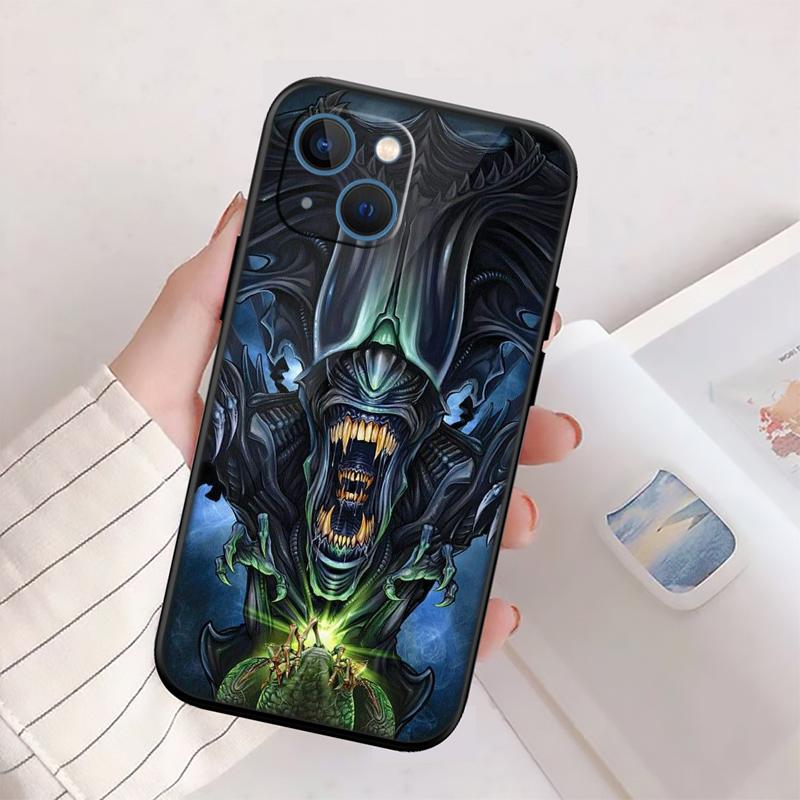 QE2 Aliens vs Predator Xenomorph Case for Motorola Edge 60 60s 70 G86 G56 G54 E14 G04S G45 G54 G64 S30 S50 X30 X40 X50 Pro Power