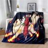 Cartoon Anime Inuyasha Throws Blanket for Sofa Bedding Couch Hiking Picnic Super Soft Cute kawaii Flannel Blanket birthday gift