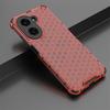 Shockproof Transparent Case For Xiaomi Poco C71 Honeycomb Armor PC Full Back Case For Poco C71 Case Cover For Poco C71 6.88 inch