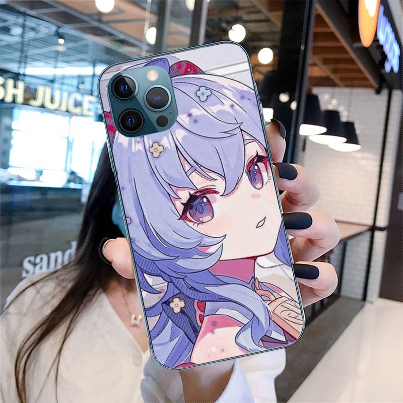 Genshin Impact Gan Yu Phone Case For Iphone 11 12 13 14 Pro Max 7 8 Plus X Xr Xs Max Se 2020 Mini Case