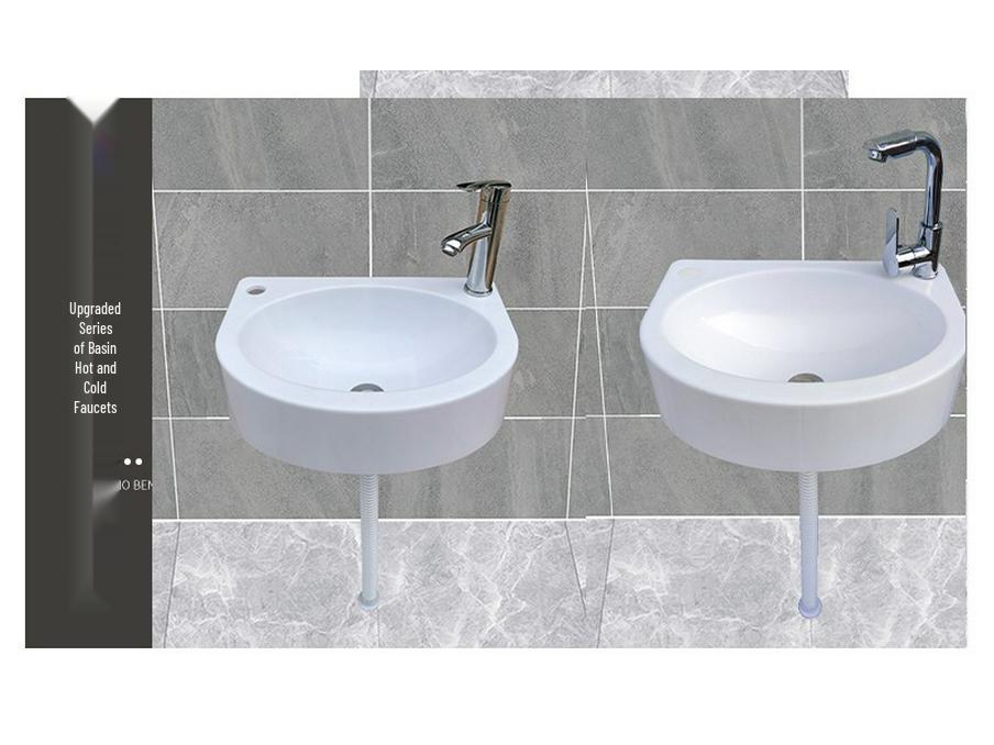 Mini Lavandino da Parete Senza Foratura per Stanze in Affitto