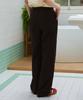Deuloupisumeon One-Pleat Nylon Slacks [White]