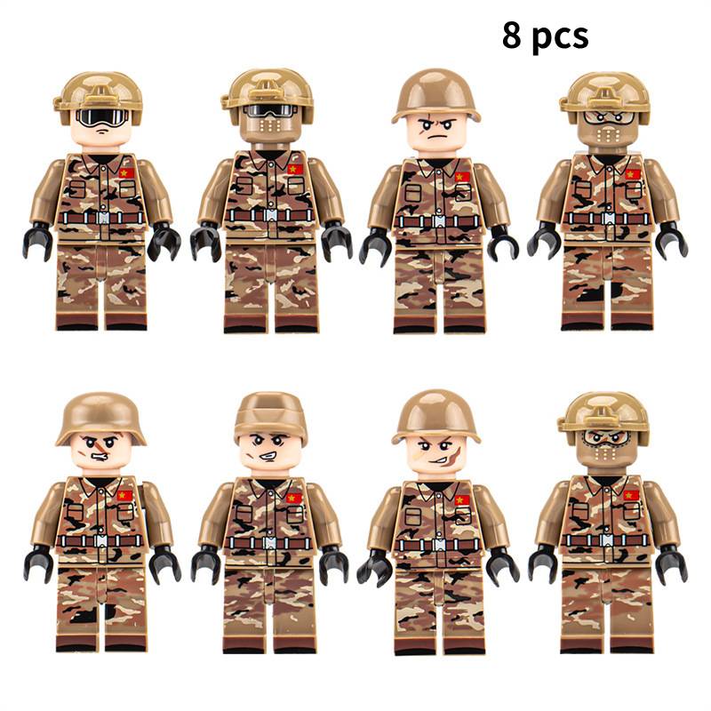 

Block Building Soldier Set Toy Swat Army Navy Military Figure Action SWAT