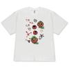 Colorful Hand Drawn Doodle Tomato Graphic T-Shirt, Cute Tomato Print Tee, Aesthetic Food Shirt  Daily Wear Cool Top