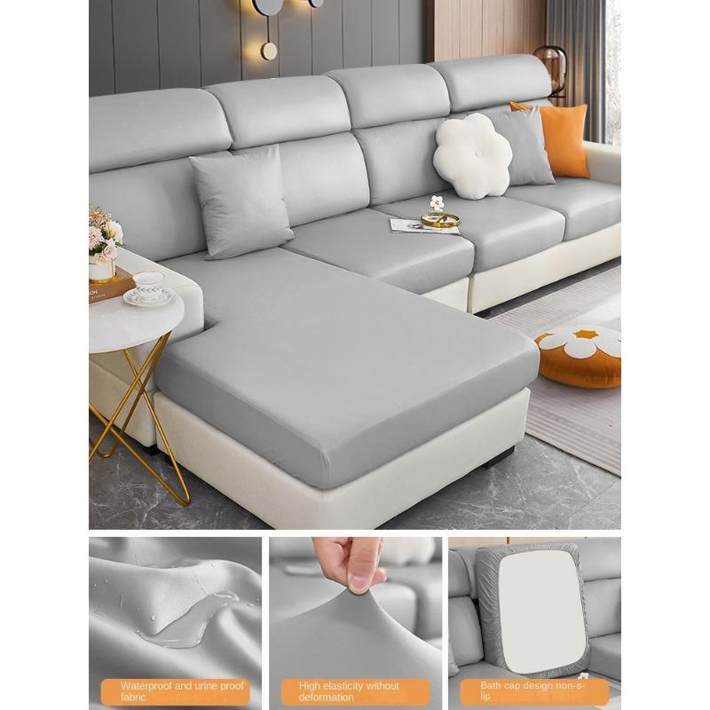 Waterproof Faux Leather Stretch All-Inclusive Sofa Cover New Sofa Cushion Four Seasons Universal Sofa One-Piece Thickened