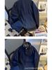 Men's 2025 Spring/Autumn Plaid Two-Piece Color Block Stand Collar Jacket - College Style Versatile Outerwear