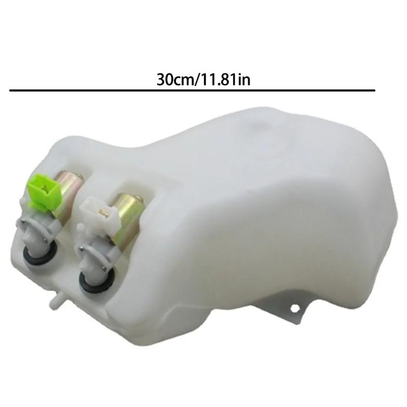 Large Capacity Wiper Fluid Reservoir Windshield Washer Tank Container 2 Hole Pump Tank Jar Kit for DA Y60 WWB2HPK-NI020