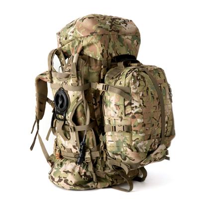 Sac à dos militaire USMC style ILBE, grande capacité 80 L, étanche, pour survie en plein air, camping, escalade, multicam [MT] (ILBE Multicam)