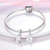 Cute Cat Parentchild Pendants Copper Plated Bead Charms Compatible With Authentic Charm Bead Charms Bracelets Jewellery Diy Gifts Ideal For Women