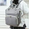 Large Capacity Mommy Bag Solid Color Nappy Bagpack Multi-functional Maternity Travel Bag Maternity