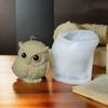3D Owl Shape Silicone Candle Molds Animal Statue Silicone Candle Molds Candle Making Tool for Handmade Craft