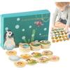 Wooden Animal Matching Game for Kids  Toddler Educational Card Matching Toy  Fun Learning Game for Preschool Children Ages 3, Boys and Girls
