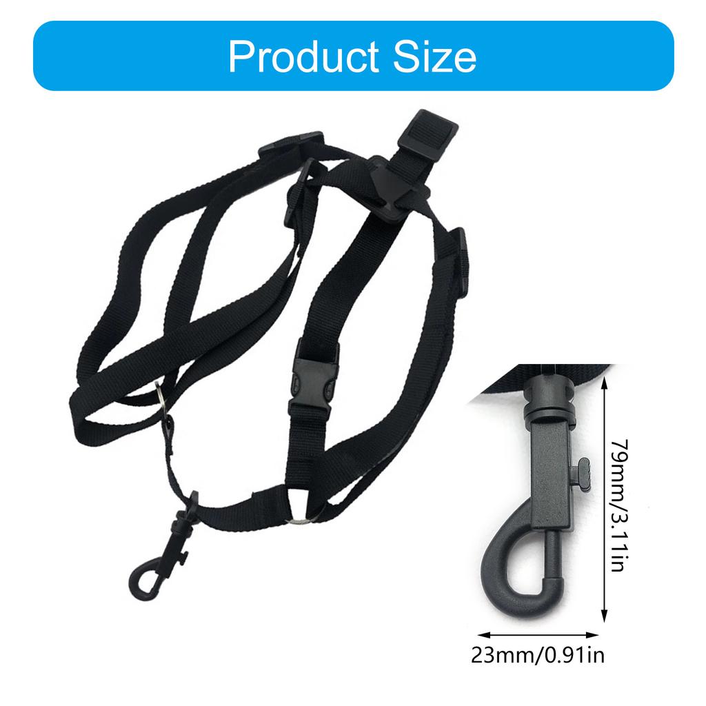 Universal Saxophone Neck Strap Double Shoulder Harness Comfortable Sax Neck Strap Sax Accessories for Sax Players