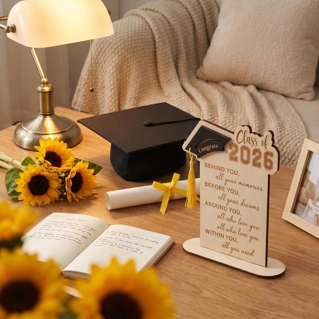 Graduation Wooden Desktop Ornament