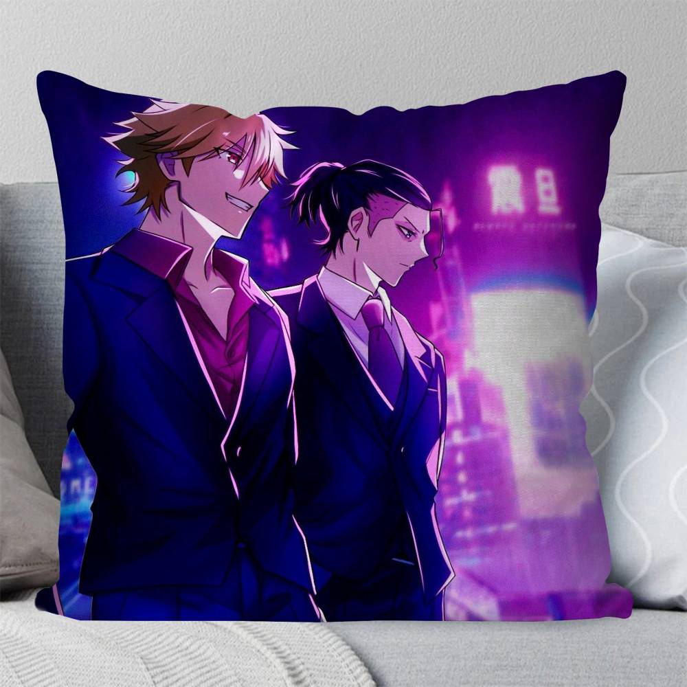 Anime BBuddy Daddies Pillow Case Fashion Square Pillowcase Bedroom Sofa Room Ins Decoration Leisure