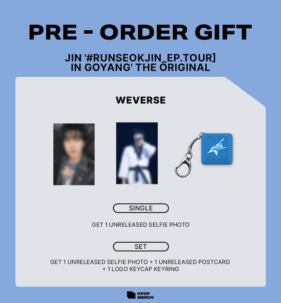 Jin - [#RUNSEOKJIN_EP.TOUR in GOYANG] The Original SET