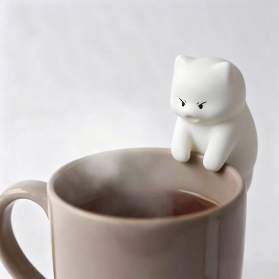 Ventilador de Refrigeración Mini para Comida Yousheng Forma de Gato Oso Clip en Borde de Taza Ventilador Recargable Bebidas Calientes Café Té Comidas Vajilla Refrigerador de Comida