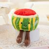 Strawberry Plush Doll Short Hair Soft Toy For Childrens Room Decoration