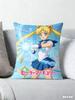 Sailor Moon Pillow Anime Fan Favorite Inner Senshi Print Decorative Pillow for Fans Magical Girl Home Decor and Anime Enthusia